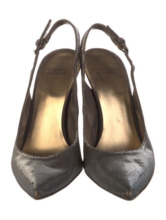 Stuart Weitzman Animal Print Slingback Pumps