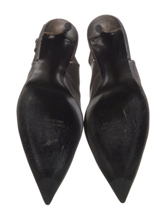 Stuart Weitzman Animal Print Slingback Pumps