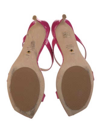 Stuart Weitzman Patent Leather Sandals