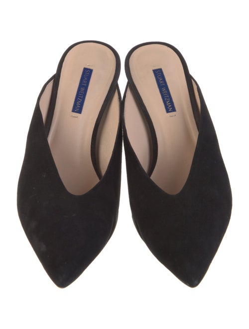 Stuart Weitzman Suede Mules