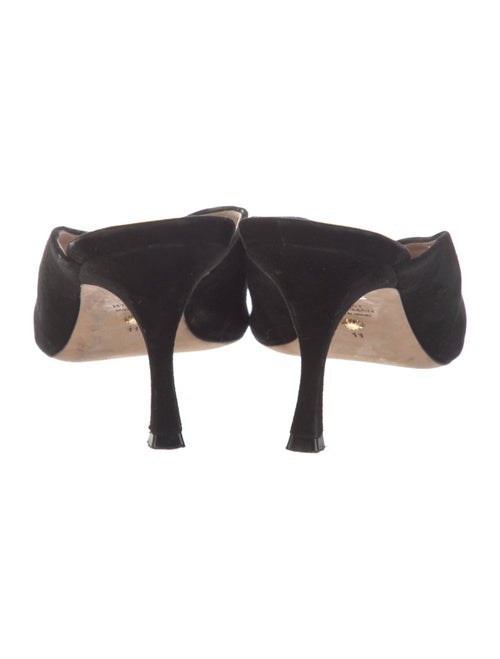 Stuart Weitzman Suede Mules