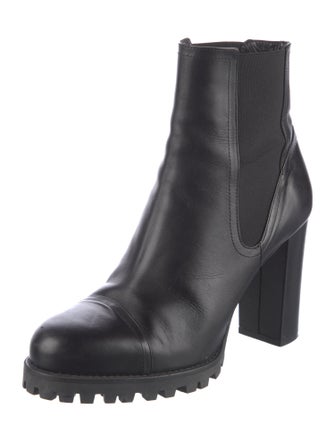 Stuart Weitzman Leather Chelsea Boots