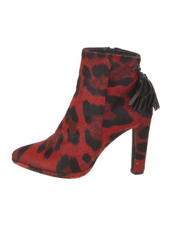 Stuart Weitzman Ponyhair Animal Print Boots