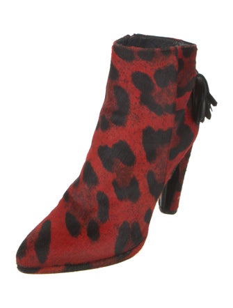 Stuart Weitzman Ponyhair Animal Print Boots