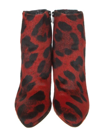 Stuart Weitzman Ponyhair Animal Print Boots