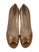 Stuart Weitzman Patent Leather Leather Trim Embellishment Pumps
