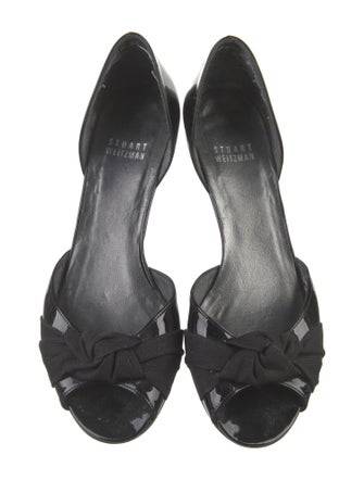 Stuart Weitzman Patent Leather D'Orsay Pumps