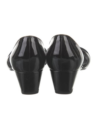 Stuart Weitzman Patent Leather D'Orsay Pumps