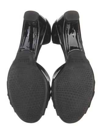 Stuart Weitzman Patent Leather D'Orsay Pumps