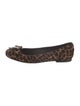 Stuart Weitzman Ponyhair Printed Flats