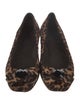 Stuart Weitzman Ponyhair Printed Flats