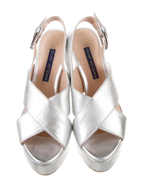 Stuart Weitzman Leather Slingback Pumps