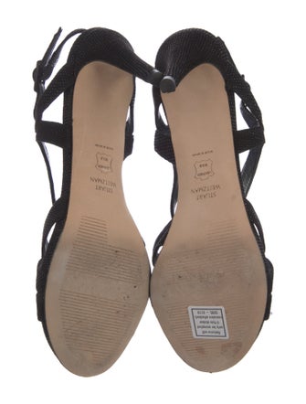 Stuart Weitzman Suede Slingback Sandals