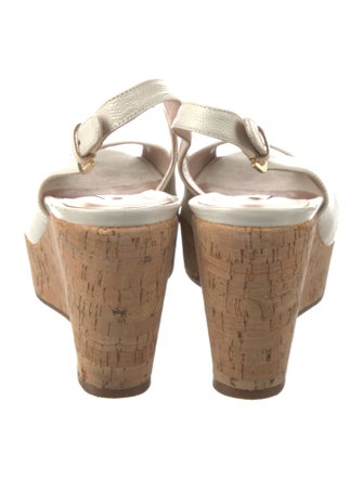 Stuart Weitzman Leather Slingback Sandals