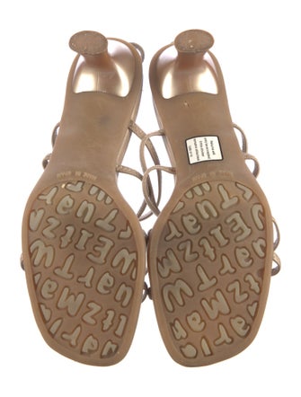 Stuart Weitzman Leather Slingback Sandals