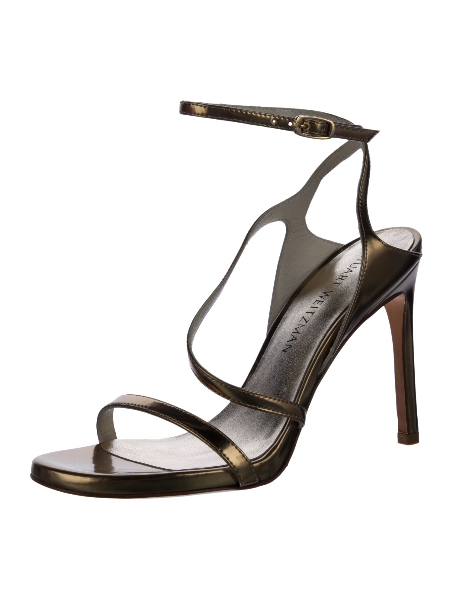 Stuart Weitzman Leather Slingback Sandals