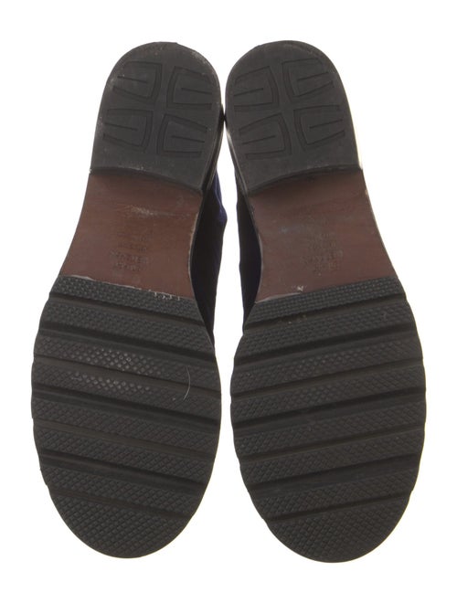 Stuart Weitzman Velvet Combat Boots