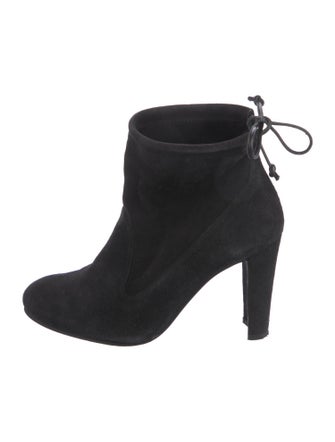 Stuart Weitzman Suede Lace-Up Boots