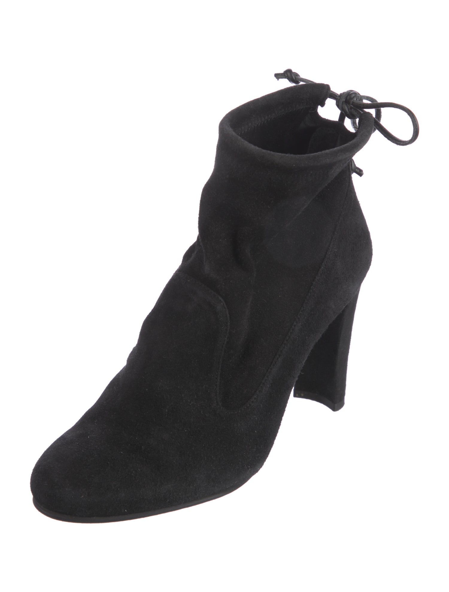 Stuart Weitzman Suede Lace-Up Boots