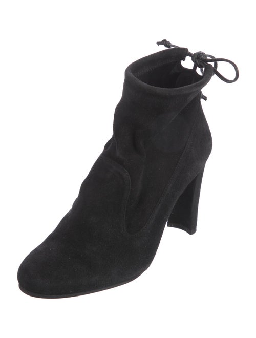 Stuart Weitzman Suede Lace-Up Boots