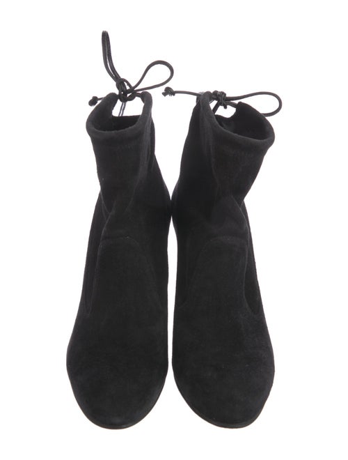 Stuart Weitzman Suede Lace-Up Boots