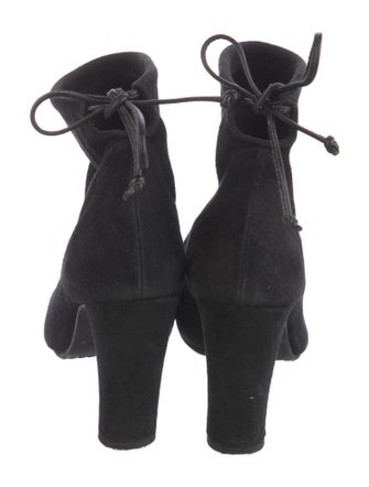 Stuart Weitzman Suede Lace-Up Boots