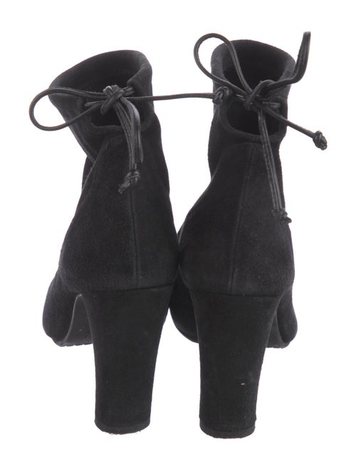 Stuart Weitzman Suede Lace-Up Boots