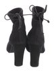 Stuart Weitzman Suede Lace-Up Boots