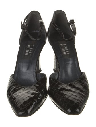 Stuart Weitzman Patent Leather D'Orsay Pumps