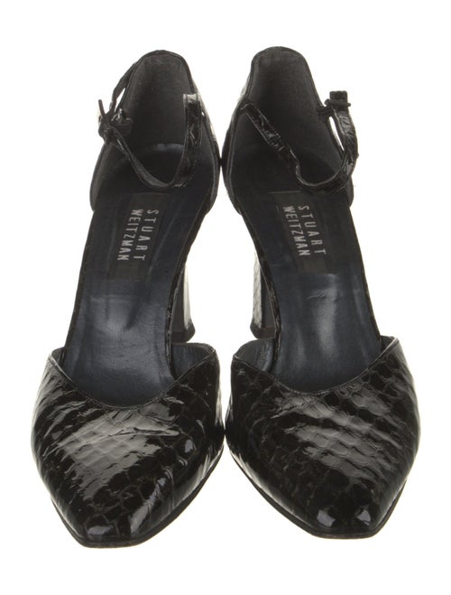 Stuart Weitzman Patent Leather D'Orsay Pumps