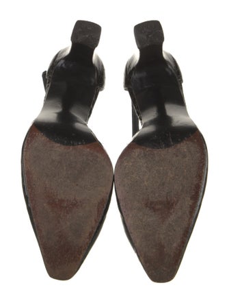 Stuart Weitzman Patent Leather D'Orsay Pumps