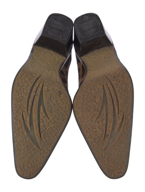 Stuart Weitzman Ponyhair Animal Print Mules