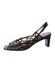 Stuart Weitzman Patent Leather Slingback Sandals