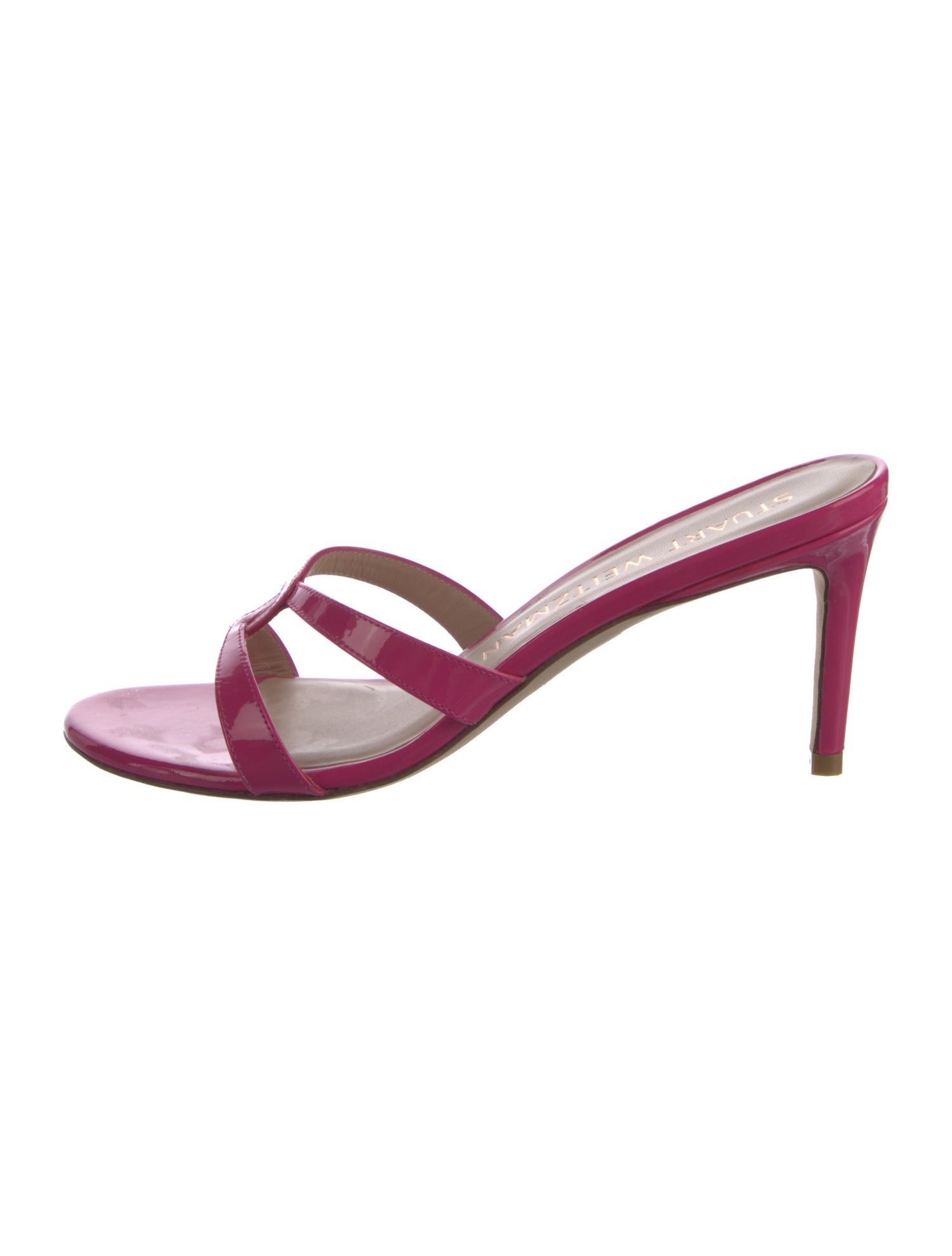 Stuart Weitzman Leather Slides