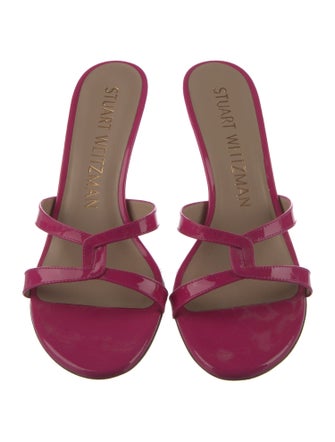 Stuart Weitzman Leather Slides