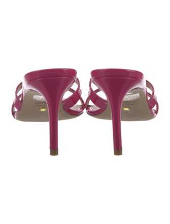 Stuart Weitzman Leather Slides