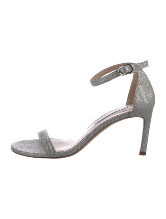 Stuart Weitzman Glitter Glitter Accents Sandals