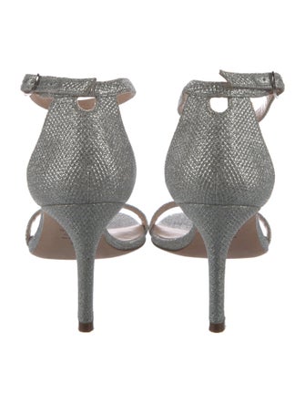 Stuart Weitzman Glitter Glitter Accents Sandals