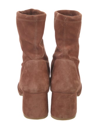 Stuart Weitzman Suede Sock Boots
