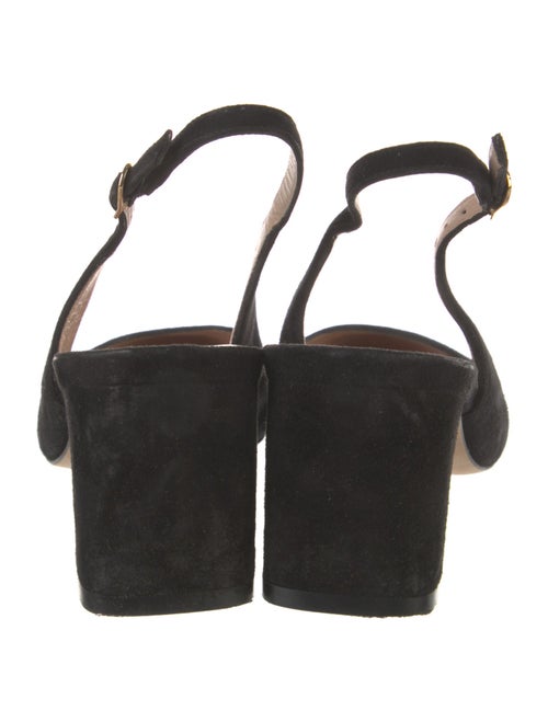 Stuart Weitzman Suede Slingback Pumps