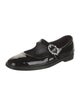 Stuart Weitzman Patent Leather Crystal Embellishments Mary Jane Flats