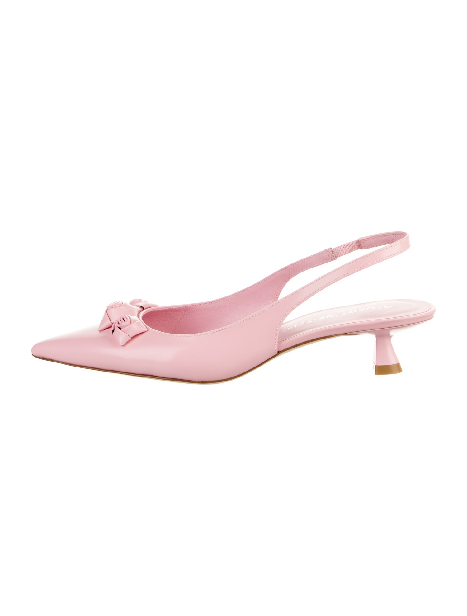 Stuart Weitzman Patent Leather Slingback Pumps