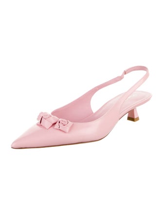 Stuart Weitzman Patent Leather Slingback Pumps