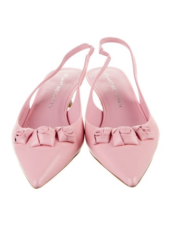 Stuart Weitzman Patent Leather Slingback Pumps