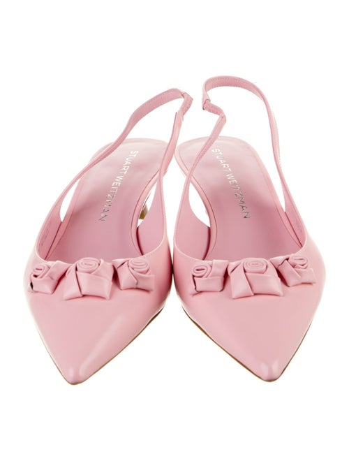 Stuart Weitzman Patent Leather Slingback Pumps