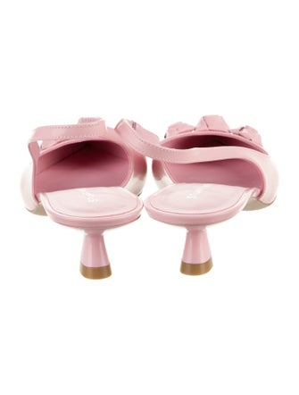 Stuart Weitzman Patent Leather Slingback Pumps