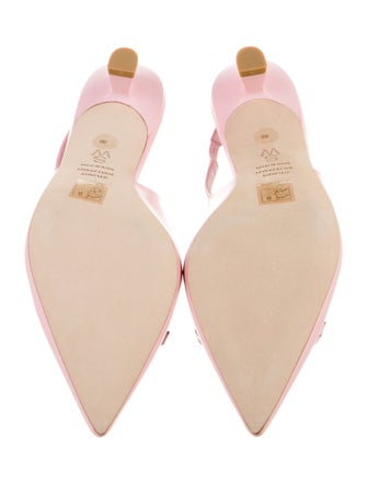 Stuart Weitzman Patent Leather Slingback Pumps