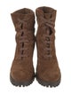 Stuart Weitzman Suede Lace-Up Boots
