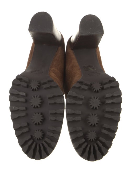 Stuart Weitzman Suede Lace-Up Boots