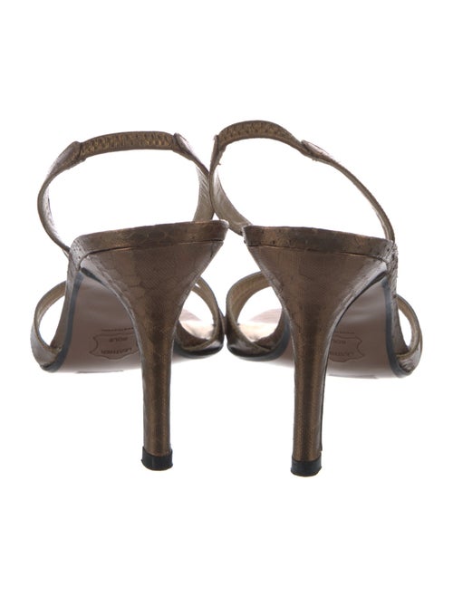 Stuart Weitzman Leather Slingback Sandals
